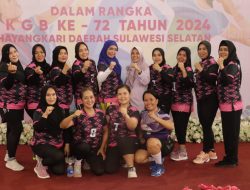 TUMBANGKAN BHAYANGKARI GOWA DAN BULUKUMBA, TIM BOLA VOLI BHAYANGKARI LUWU UTARA MELAJU KE BABAK 8 BESAR. SIAP-SIAP LAWAN TIM PIMSTAF POLDA SULSEL