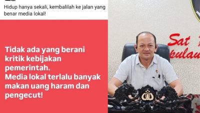 Kasat Reskrim Polres Selayar Tanggapi Laporan Ikatan Jurnalis Selayar Terkait Akun Facebook Prince Muhammad yang Hina Profesi Jurnalis