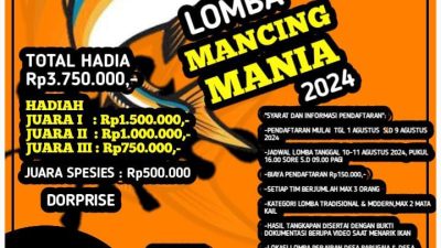 Spesial HUT RI ke-79: Desa Barugaiya Akan Gelar Lomba Mancing Tradisional di Buka Untuk Umum