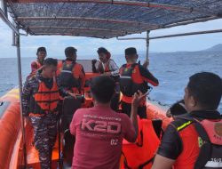 Angkut Bahan Material Proyek KM Banawa Tenggelam, 2 ABK Di Evakuasi Tim SAR Gabungan