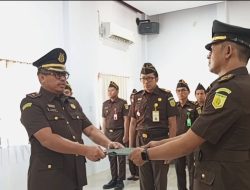 Serah Terima Jabatan Kepala Seksi Intelijen Kejaksaan Negeri Selayar dari Laode Fariadin Digantikan Alim Bahri