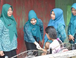 TP. PKK dan Dinkes Selayar Sweeping PIN Polio Kerumah Warga