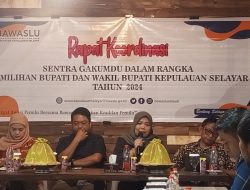 Rapat Koordinasi Sentra Gakkumdu Bahas Penanganan Pelanggaran dalam Pemilihan Bupati dan Wakil Bupati Kepulauan Selayar 2024