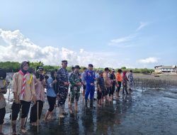 Pos Angkatan Laut Selayar Tanam 600 Pohon Mangrove di Desa Bontosunggu untuk Peringati HUT TNI ke-79