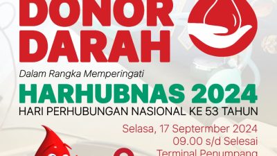 UPP III Selayar Gelar Donor Darah dalam Rangka Harhubnas ke-53 Tahun
