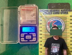 Polres Luwu Utara Ungkap Kasus Narkoba, Pemuda Masamba Ditangkap Bersama 2 Paket Sabu