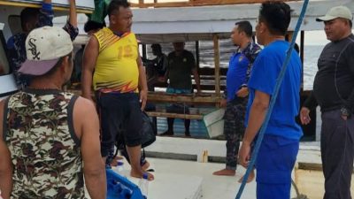 Satpolair dan Polhut Amankan KM Mattiro Kota, Di Duga Pasang Rumpon dan Beroperasi di Kawasan Balai TNTBR