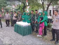 Sinergitas TNI-POLRI Dalam Giat Amal Berbagi Takjil di Sabbang