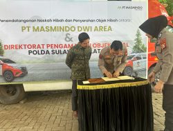 MDA dan Polda Sulsel Teken Naskah Hibah dan Serahkan  Hibah Kendaraan Operasional