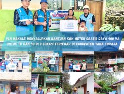 ‎PLN Sambungkan Listrik Gratis untuk 9 TK dan SD di Tana Toraja, Pendidikan Dasar Tak Boleh Gelap