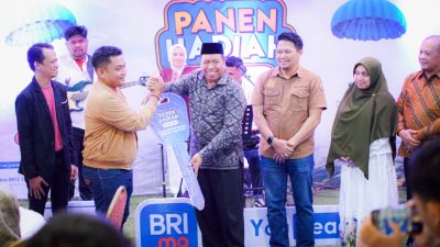 Wabup Selayar Pimpin Undian Panen Hadiah BRI, Mobil Suzuki S-Presso Jadi Milik Nasabah Unit Harapan