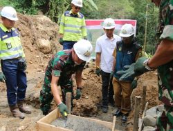 PT Masmindo dan Kodim 1403 Bangun Sistem Pipanisasi di Latimojong