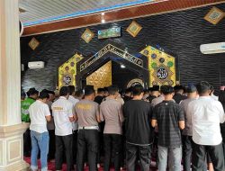 Polres Luwu Utara Gelar Sholat Gaib dan Doa Bersama untuk Almarhum Pengemudi Ojol Affan Kurniawan