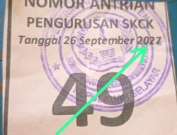 BPKSDM Selayar Bikin Bingung Peserta dengan Nomor Antrian SKCK