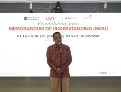Telkomsat & PT Len Industri (Persero) MoU, Perkuat Kolaborasi Pertahanan Berbasis Satelit