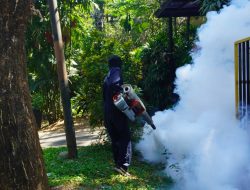 Bukit Baruga Gandeng Dinas Kesehatan Kota Makassar Gelar Fogging di Area Kawasan