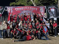 Komunitas M.MC Outsiders meriahkan Anniversary ke 6 Tahun di Pesisir Pantai Galesong