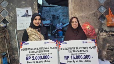 BRI Unit Pannampu Salurkan Santunan Asuransi Mikro kepada Nasabah Terdampak Kebakaran