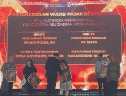 GMTD Diberikan Penghargaan Sebagai Pembayar Pajak Terbesar Kota Makassar 2025