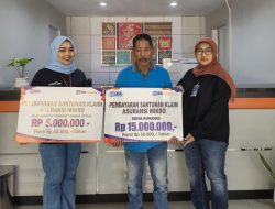 BRI Unit Mariso Cairkan Klaim Asuransi Mikro Rp20 Juta kepada Nasabah