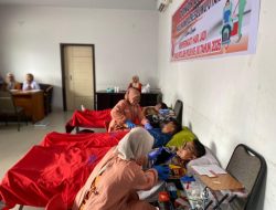 HUT Intelijen Polri, Sat Intelkam Polres Luwu Utara Kumpulkan 16 Kantong Darah