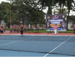 Wakil Bupati Luwu Utara Resmi Buka Turnamen Tenis Kapolres Cup II