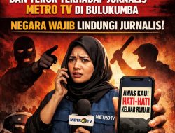 KAJ Sulsel Kecam Intimidasi dan Teror terhadap Jurnalis Metro TV di Bulukumba, Negara Wajib Lindungi Jurnalis