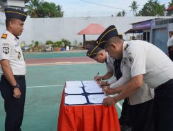Komitmen Menuju WBBM 2026, Pegawai Rutan Pinrang Tandatangani Pakta Integritas