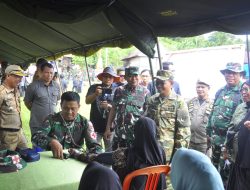 Pembukaan TMMD ke-127, Diwarnai Bakti Sosial dan Pembagian Sembako