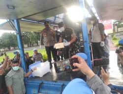 Polda Sulsel dan Pangdam XIV Hasanuddin Musnahkan 25 Kg Kokain Temuan di Perairan Selayar