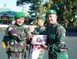 Dandim 1422/Maros Terima Kendaraan Dinas Maung Turbo 4×4 Produksi Dalam Negeri