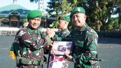 Dandim 1422/Maros Terima Kendaraan Dinas Maung Turbo 4×4 Produksi Dalam Negeri