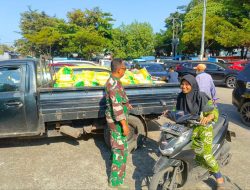 Koperasi Kodim 1422/Maros Bersama Bulog Gelar Operasi Pasar, Jaga Stabilitas Harga Beras
