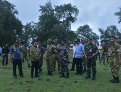 Dankodaeral VI Tinjau Lokasi Pembangunan Pangkalan TNI AL di Selayar