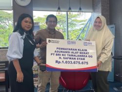 ‎Klaim Asuransi Alat Berat Rp1 Miliar Lebih Dibayarkan di Kantor Cabang BRI Tamalanrea