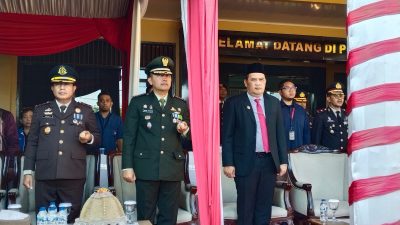 DANDIM 1422/MAROS HADIRI UPACARA PERINGATAN HUT BHAYANGKARA KE-80, TEGASKAN SINERGITAS TNI-POLRI