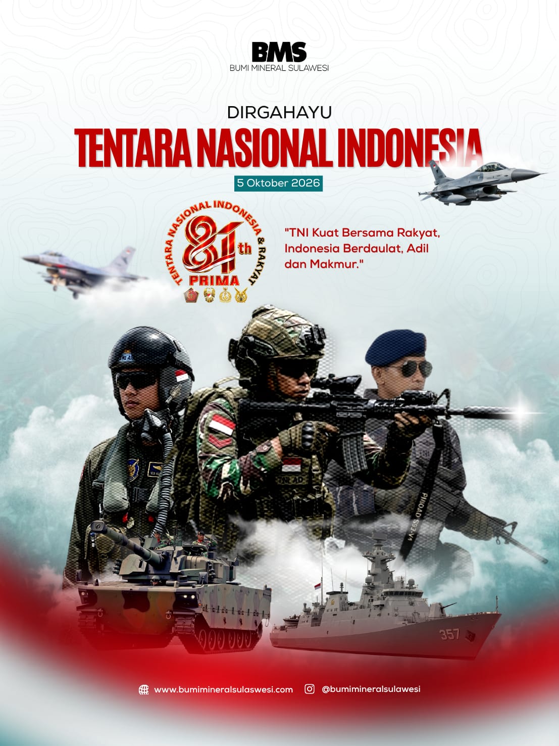 PT. BMS UCAPKAN HUT RI KE 81 
