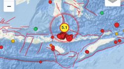 Gempa 5,1 Magnitudo Dirasakan di Tiga Kecamatan Kepulauan Selayar